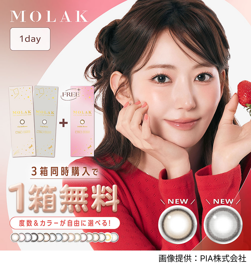 公式】モラク ワンデー 10枚入り 2箱+1箱キャンペーン（MOLAK 1day）